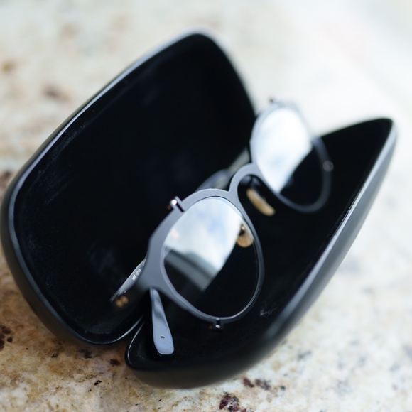 MASAHIROMARUYAMA round frame glasses, Black acetate/titanium gold-tone h… - Picture 6 of 13